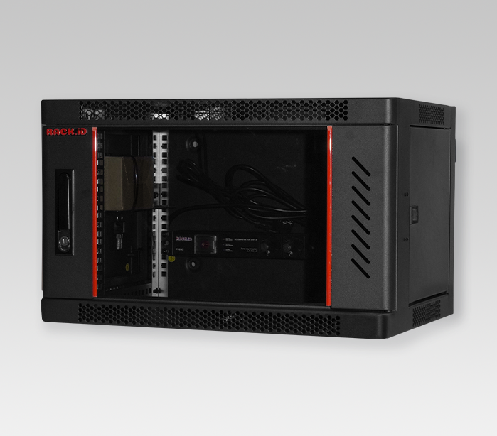 Wallmount Rack 6U 19 Inch Depth 450mm – W4506 image 2